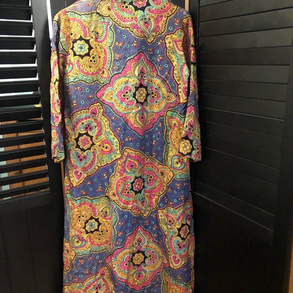 VTG 60/70s House Coat/Robe/dress styled by saybury - Picture 2 of 6